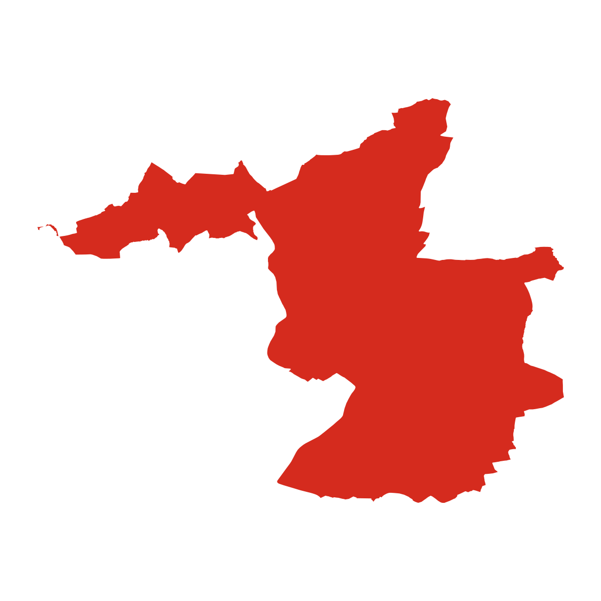 Podlesí boundary map