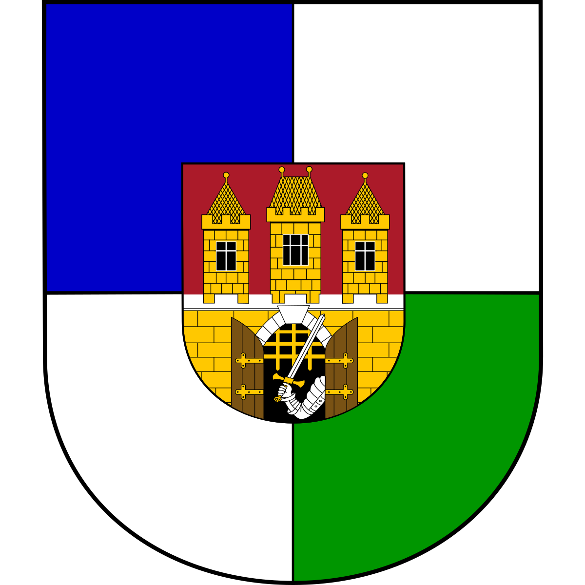 Coat of arms of Podolí, Prague