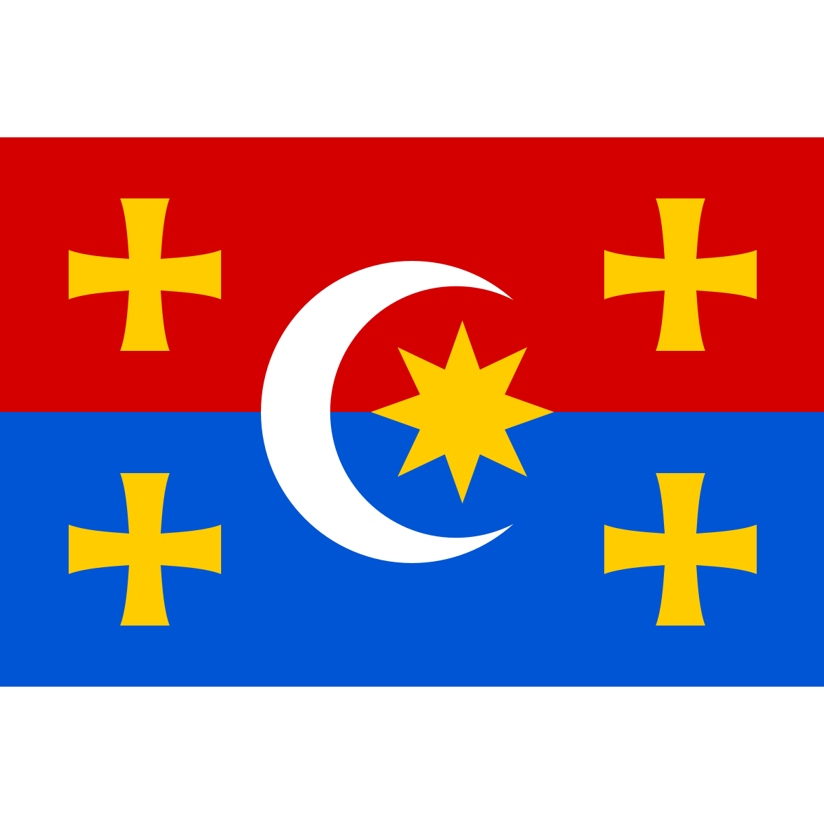 Flag of Pohořelice, Zlín Region
