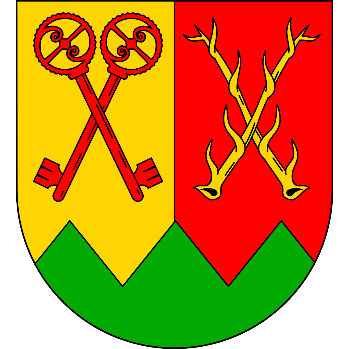 Coat of arms of Polevsko, Liberec Region