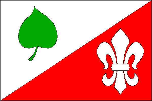 Flag of Pozořice, South Moravian Region