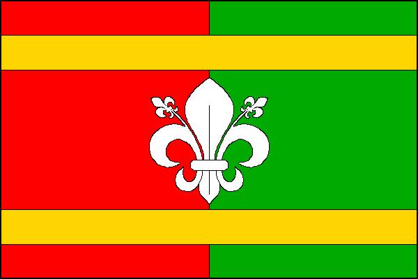 Flag of Prasklice, Zlín Region
