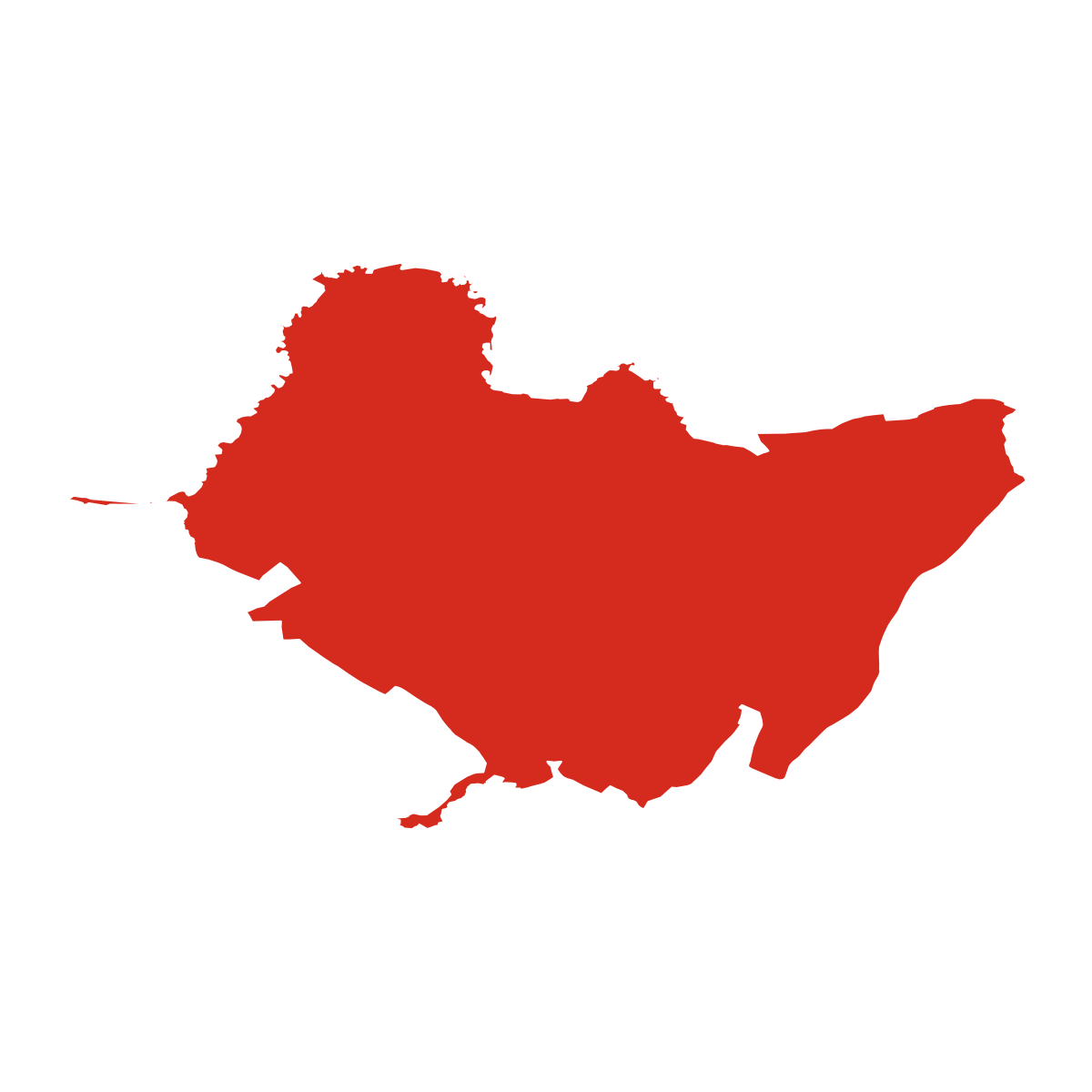 Přáslavice boundary map