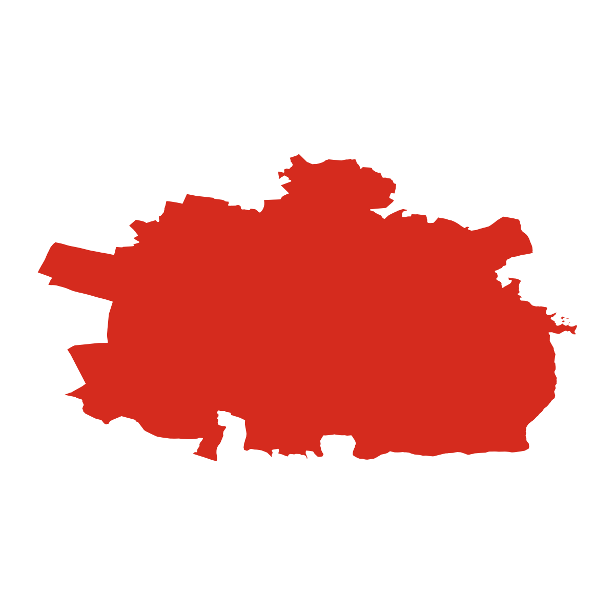 Pražské Předměstí boundary map