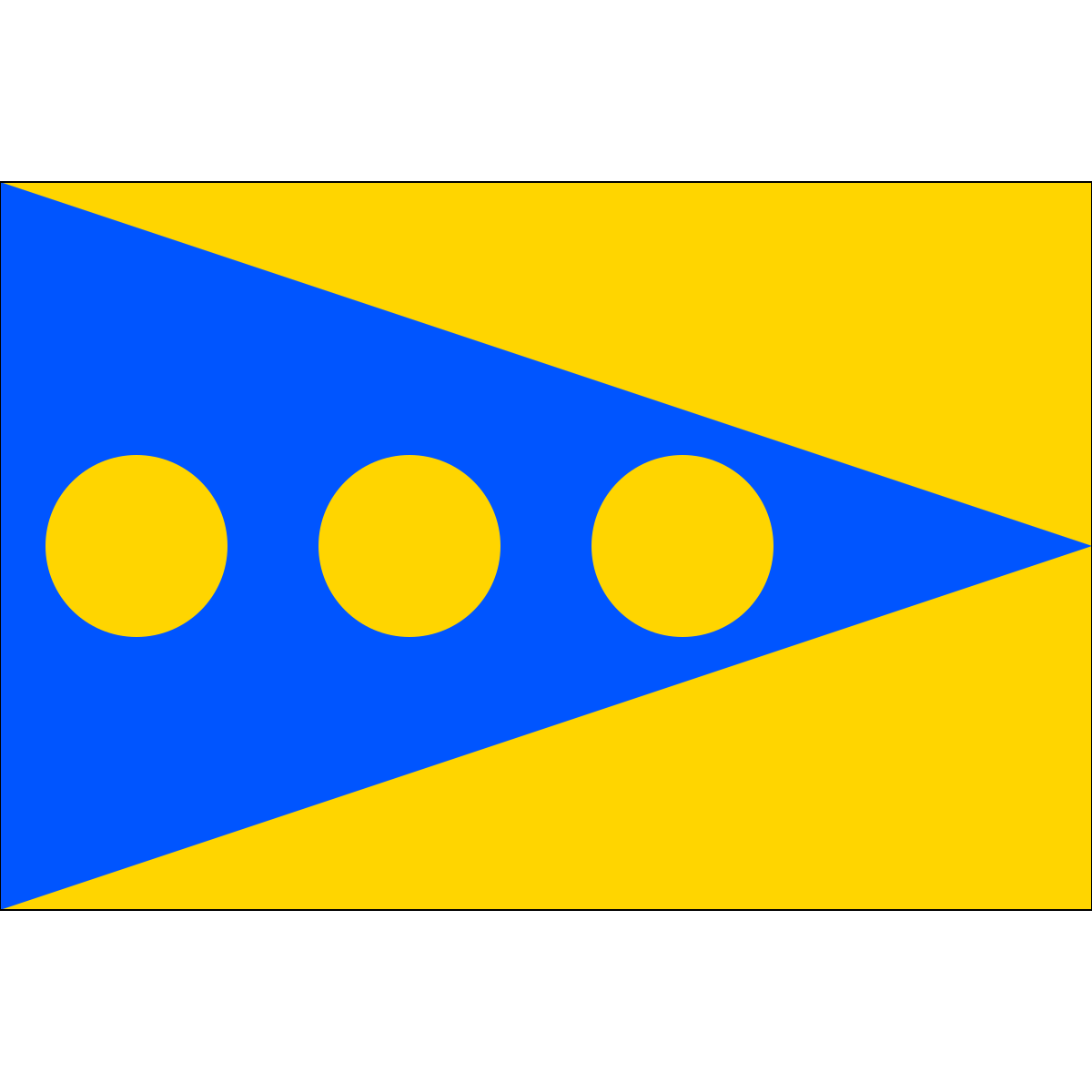 Flag of Přečín, South Bohemian Region