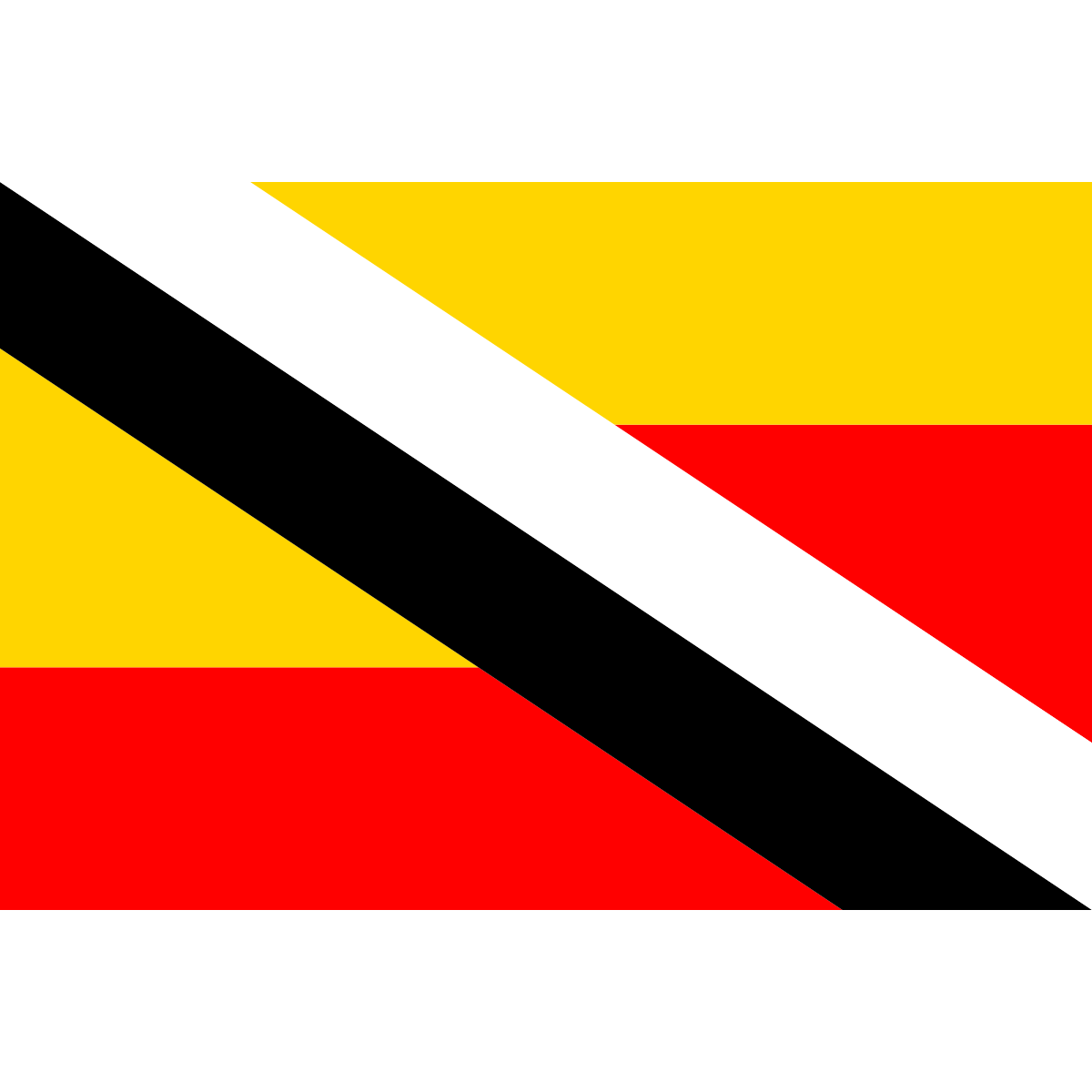 Flag of Přední Kopanina, Prague