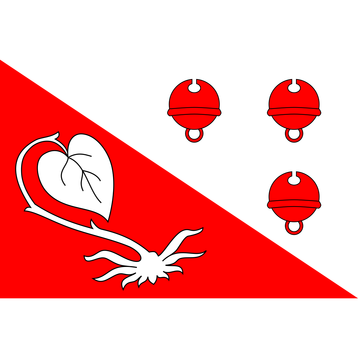 Flag of Přelíc, Central Bohemian Region