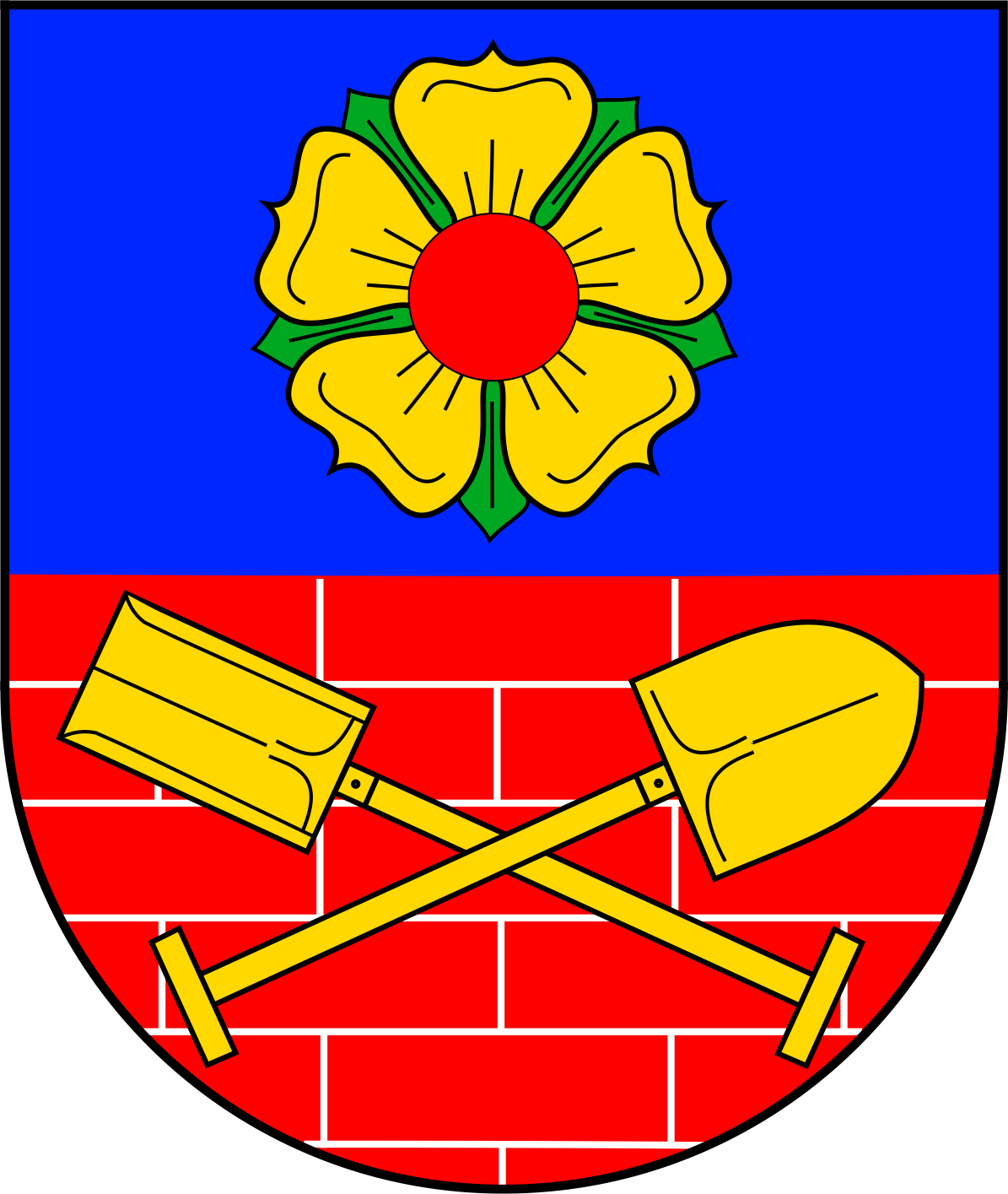 Coat of arms of Příbraz, South Bohemian Region