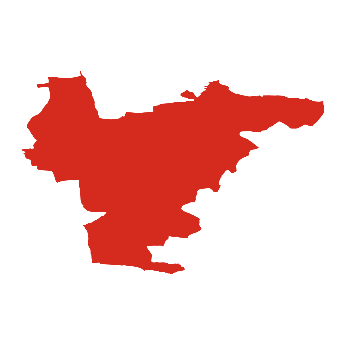 Přibyslav boundary map