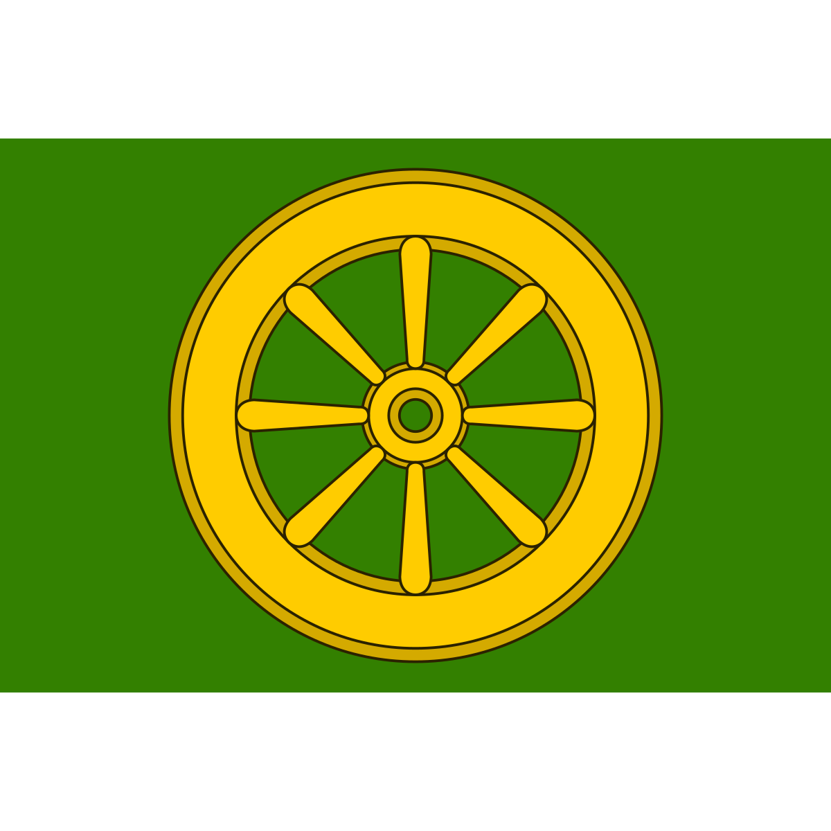 Flag of Přibyslavice, South Moravian Region