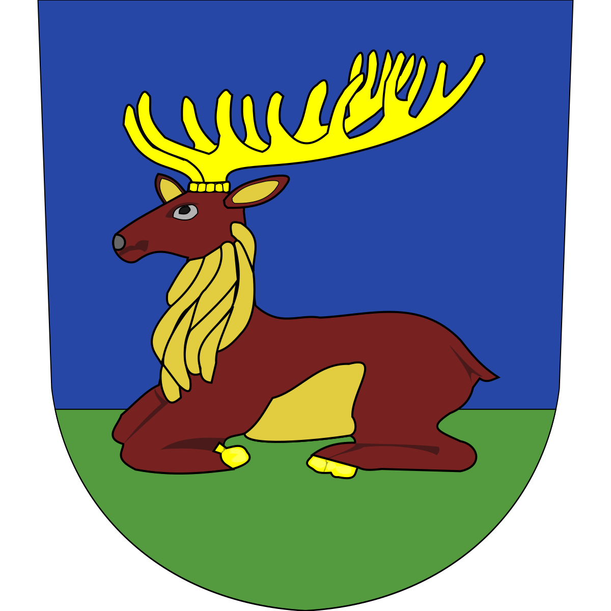 Coat of arms of Příložany, Vysočina Region