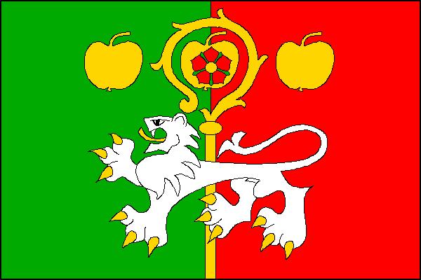 Flag of Přísečno, South Bohemian Region