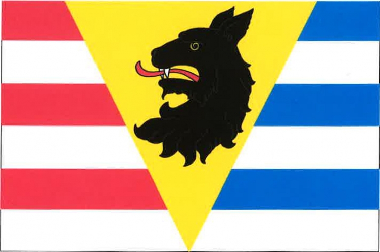 Flag of Přívory, Central Bohemian Region