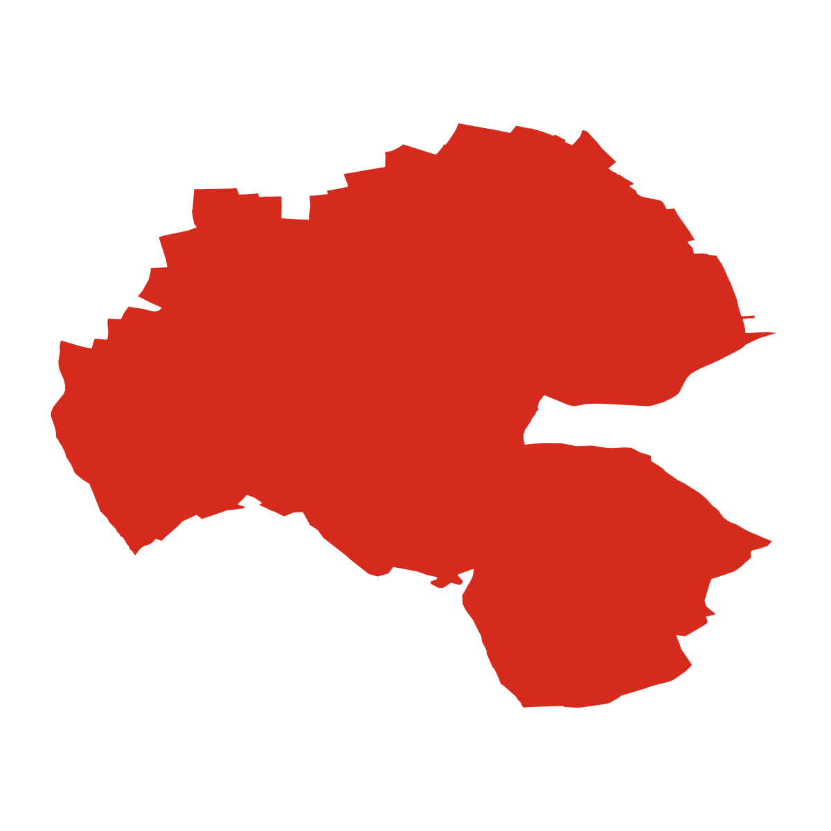 Psáry boundary map