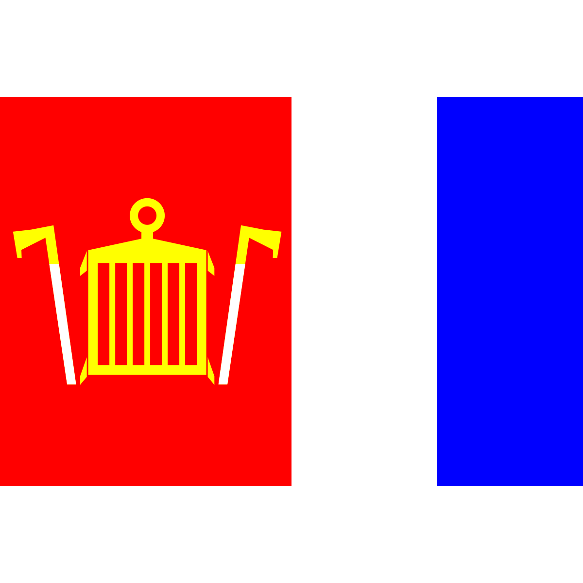 Flag of Putim, South Bohemian Region