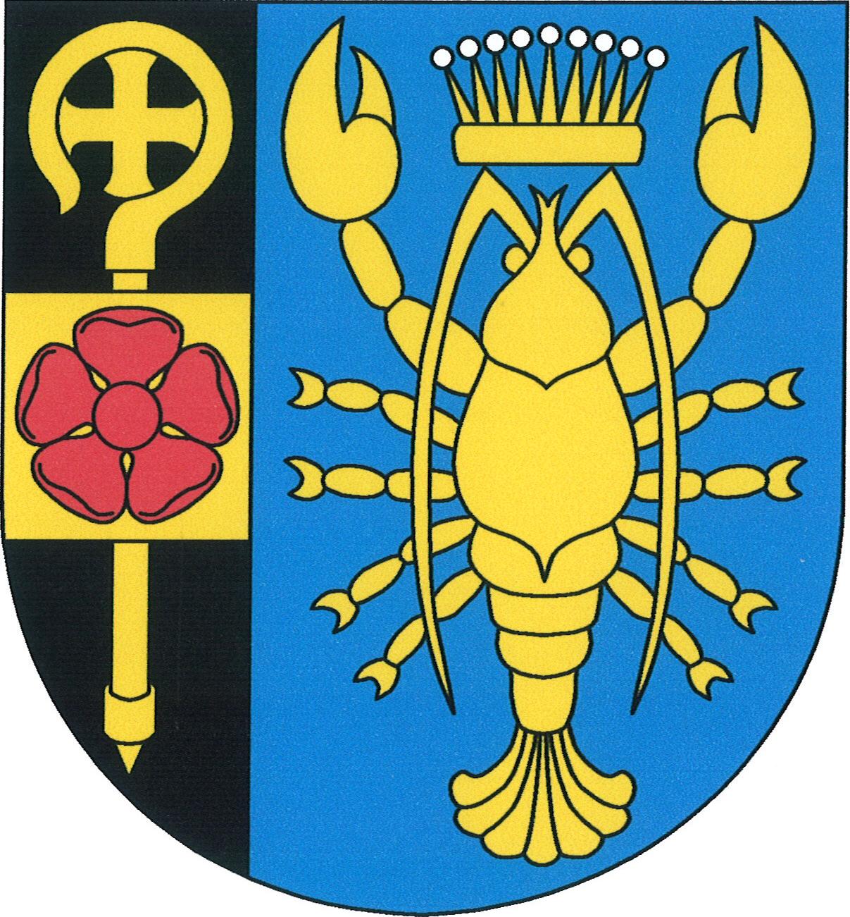 Coat of arms of Račetice, Ústí nad Labem Region