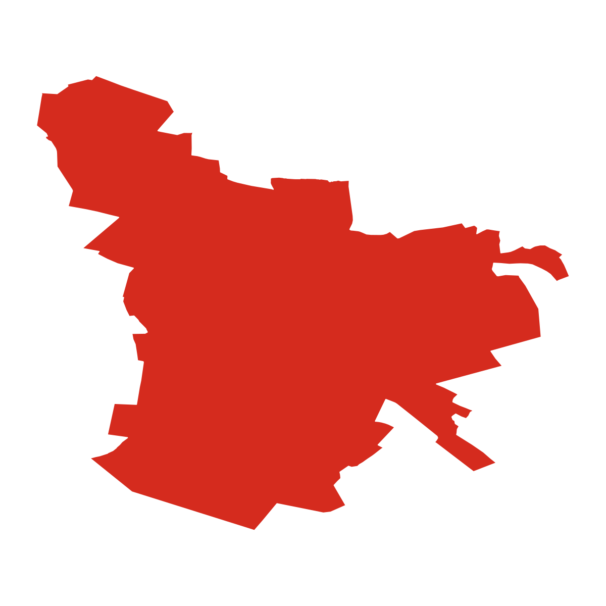Račice nad Trotinou boundary map