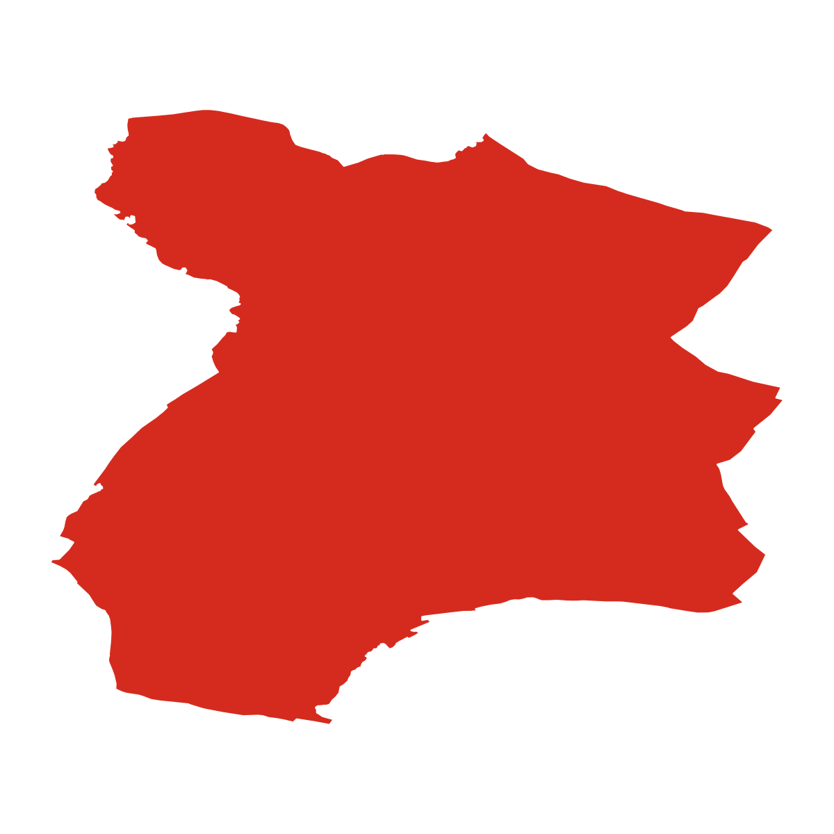 Radešínská Svratka boundary map