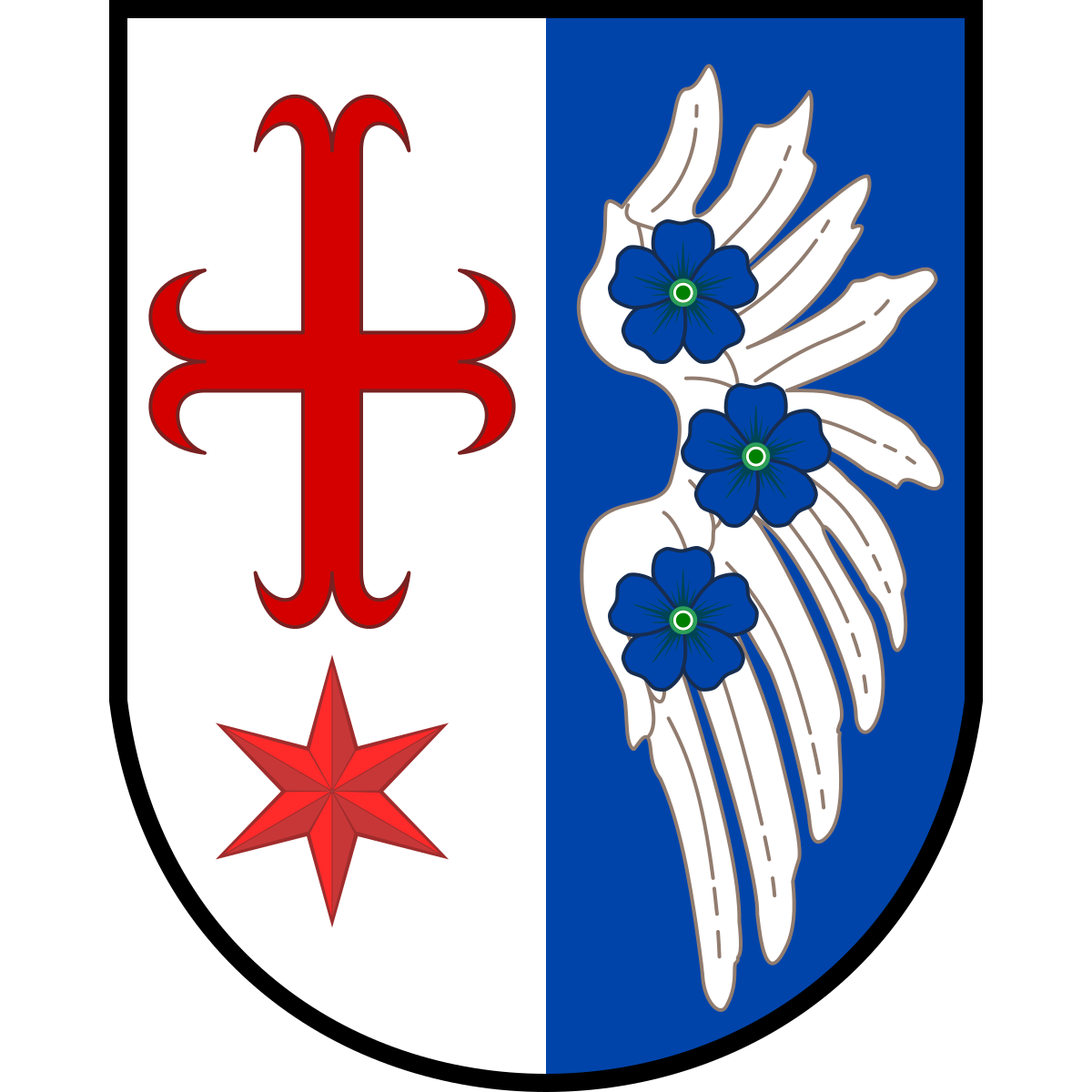 Coat of arms of Radkovice u Hrotovic, Vysočina Region