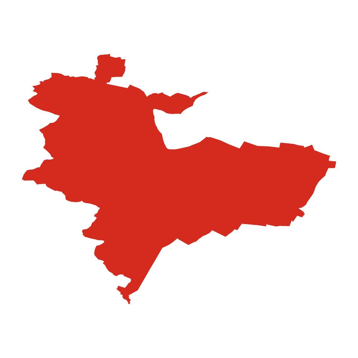 Radkovice u Hrotovic boundary map