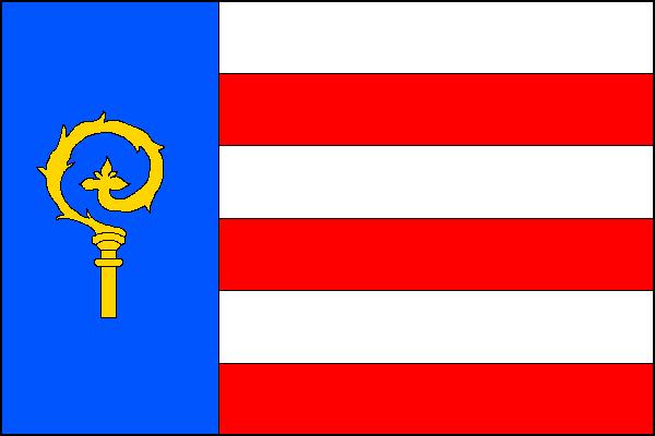 Flag of Radkovice, Plzeň Region