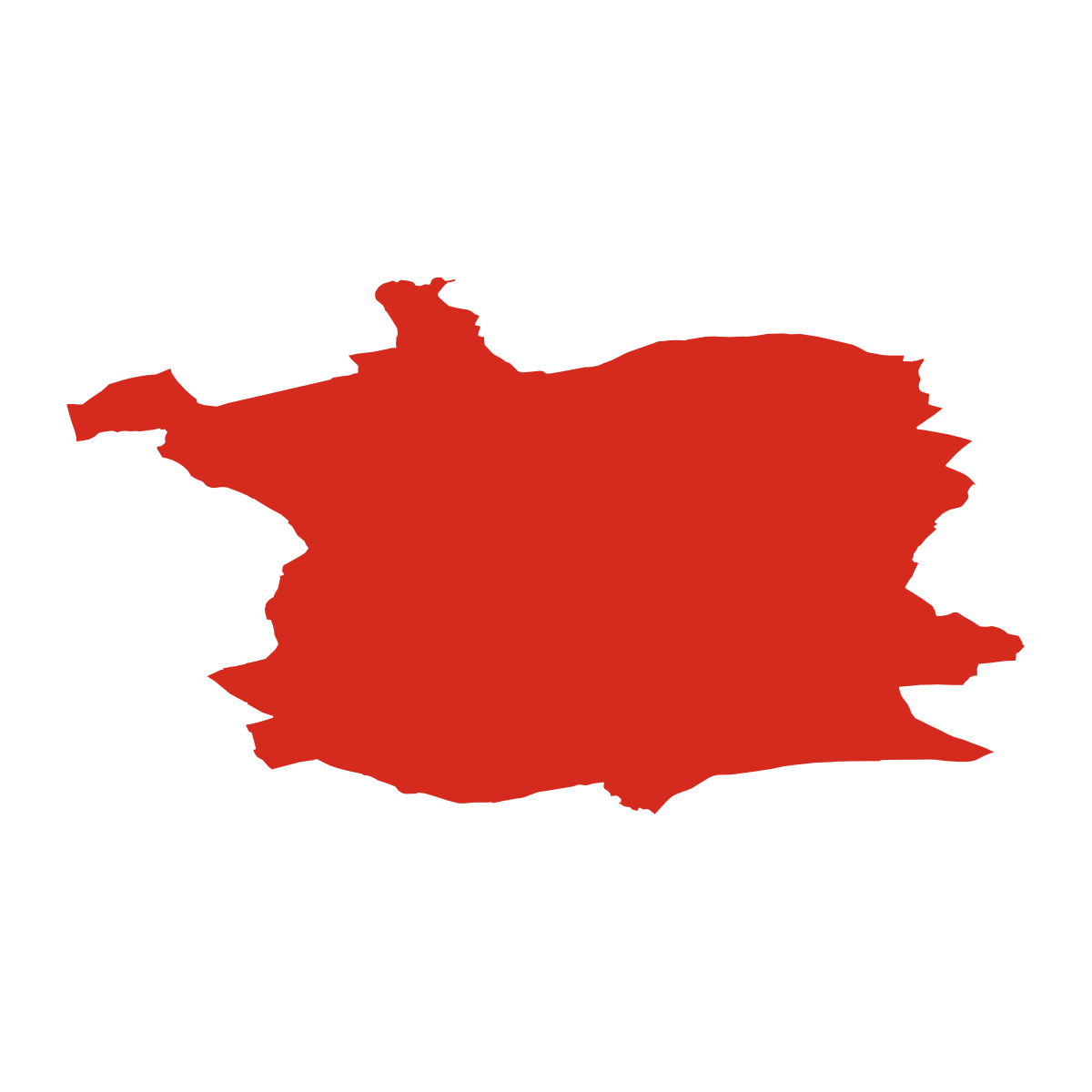 Radnice boundary map