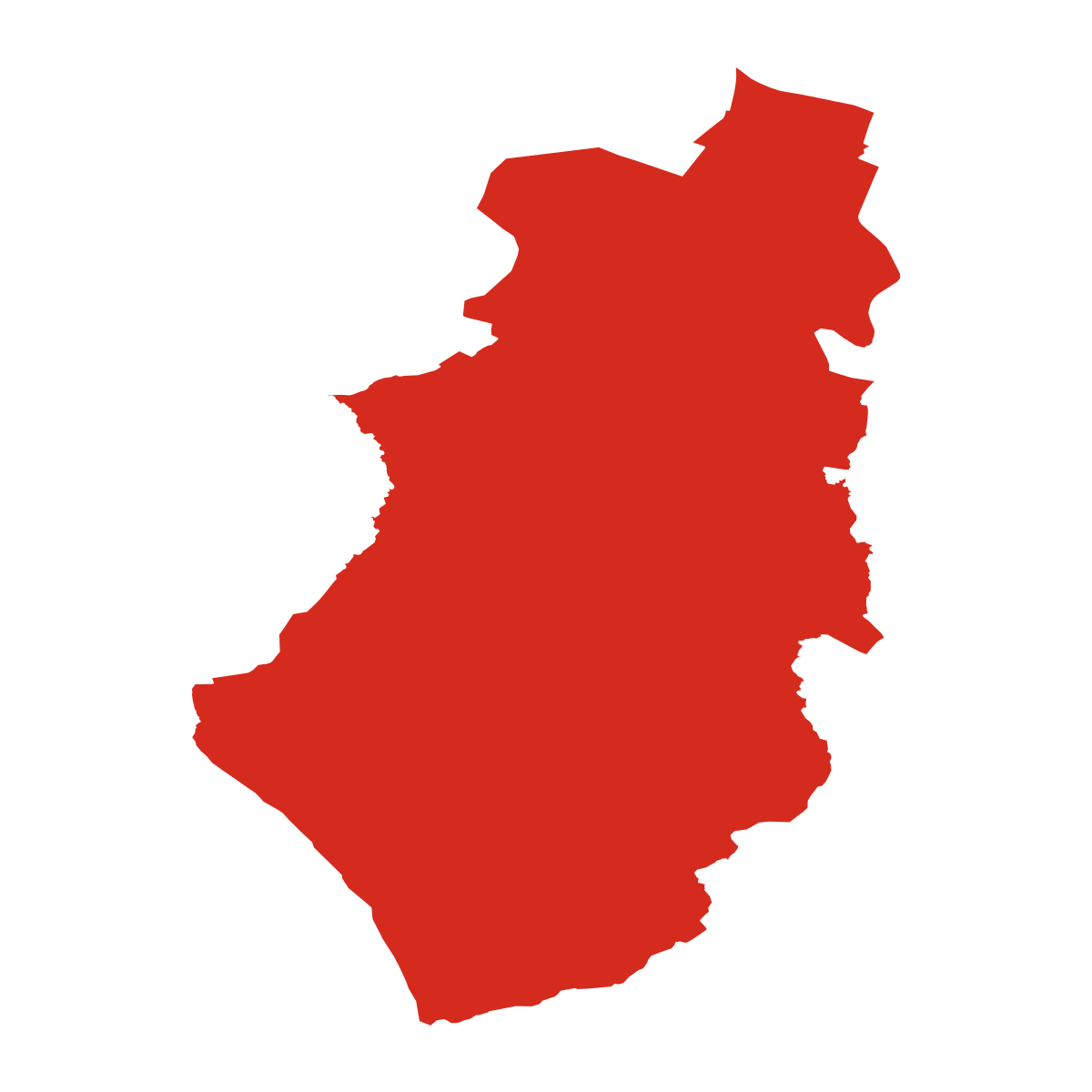 Radňov boundary map