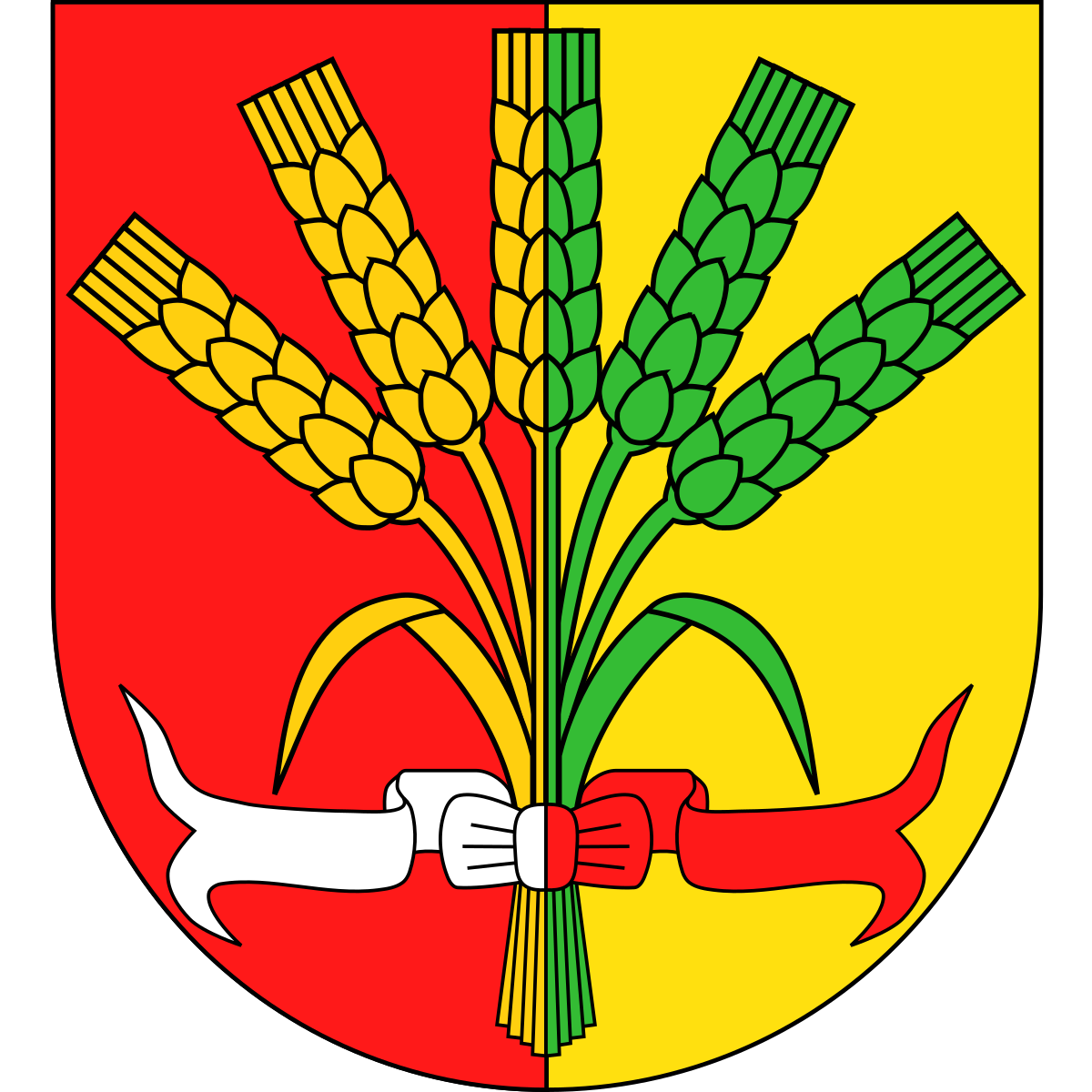 Znak obce Radostín, kraj Liberecký kraj