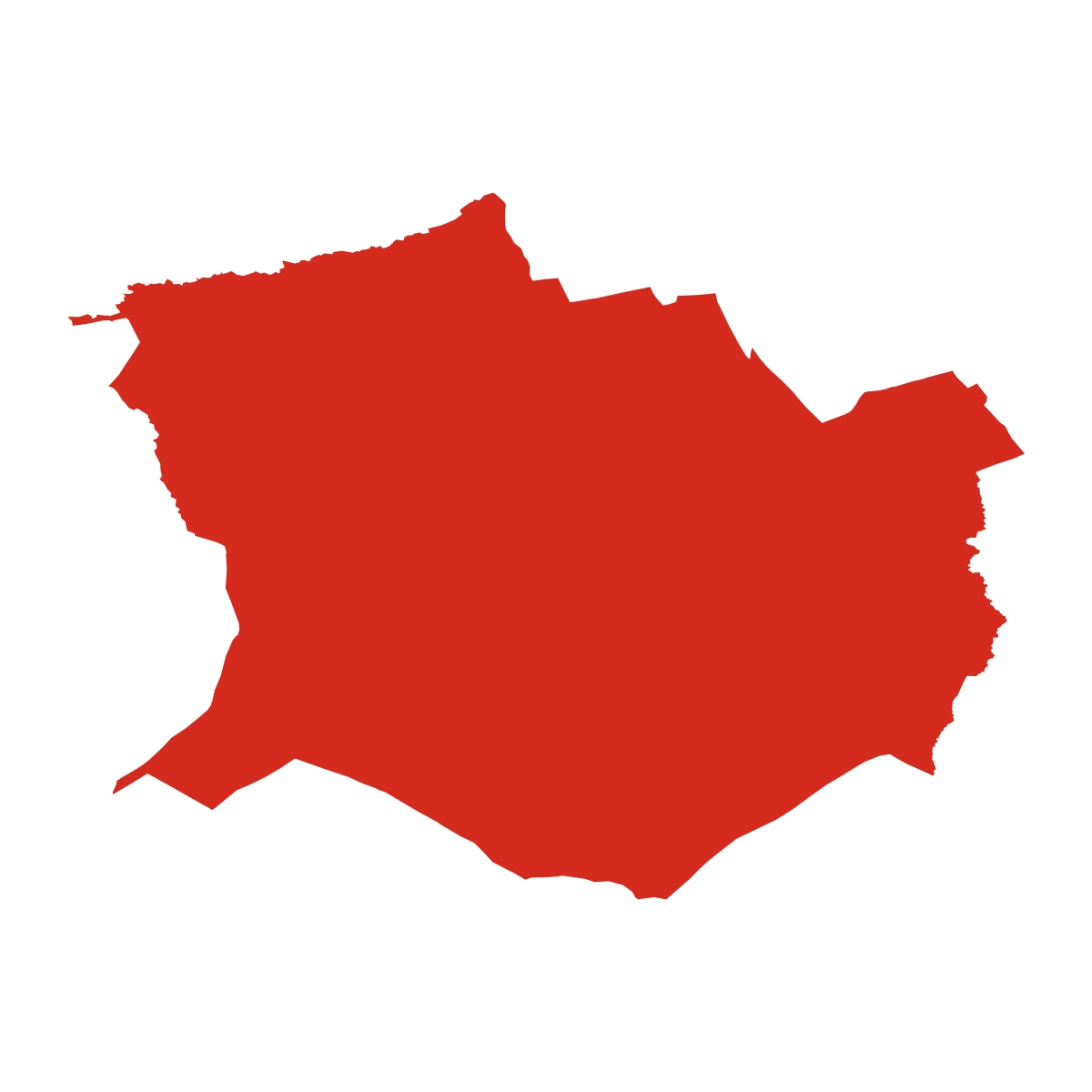 Radostín boundary map