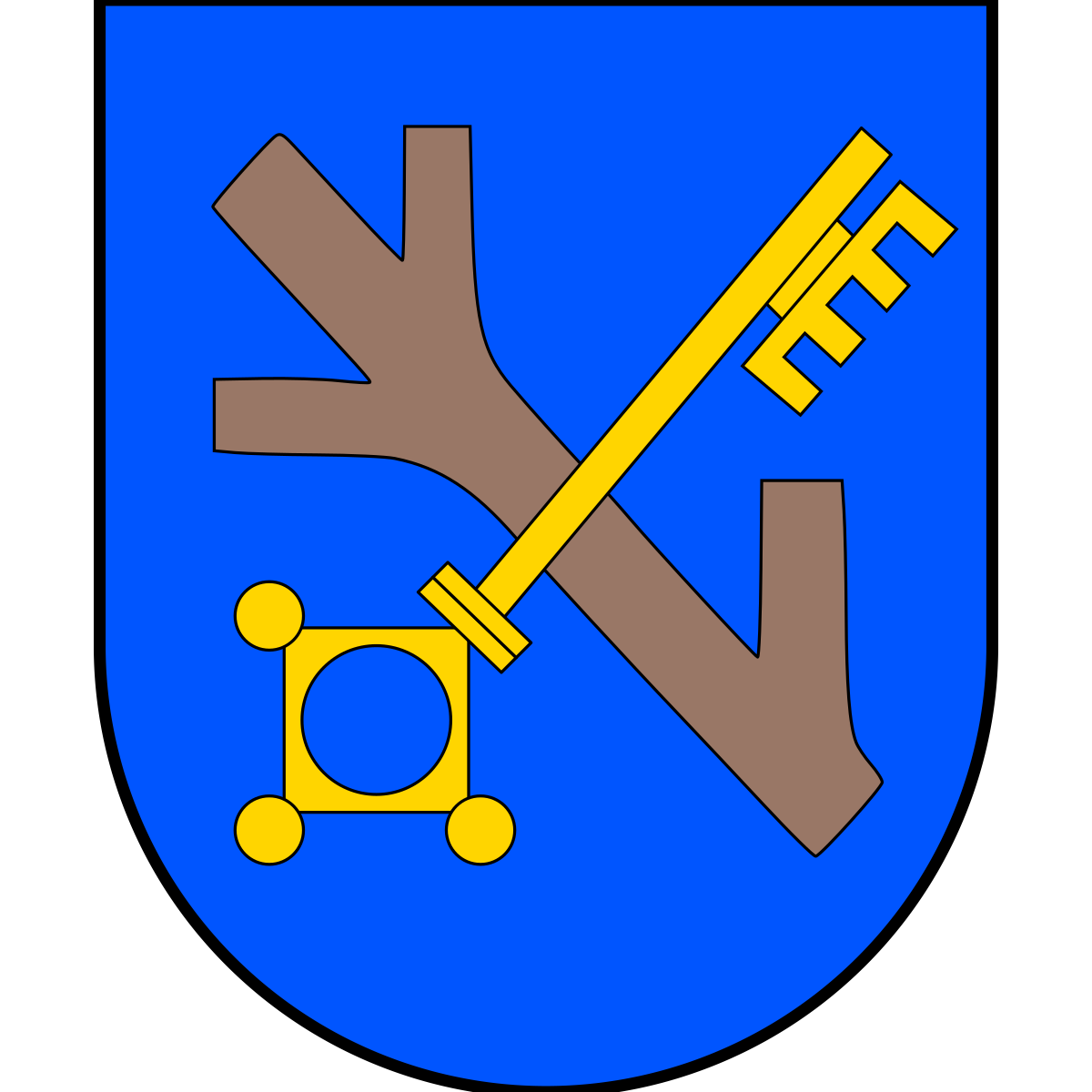 Znak obce Rajhrad, kraj Jihomoravský kraj