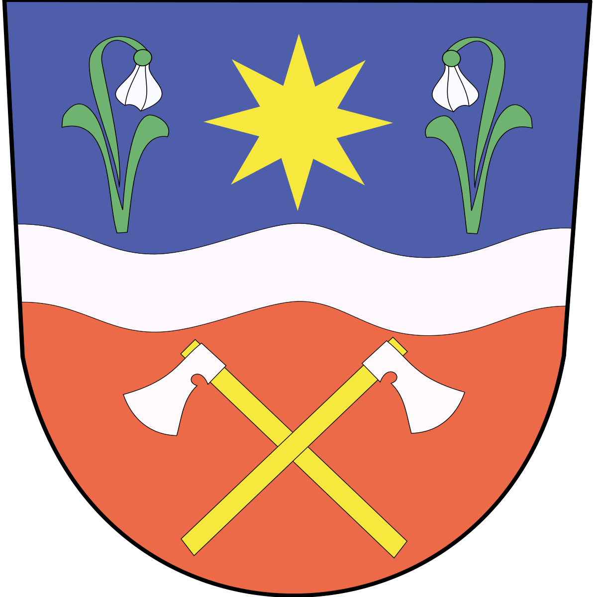 Znak obce Rajnochovice, kraj Zlínský kraj