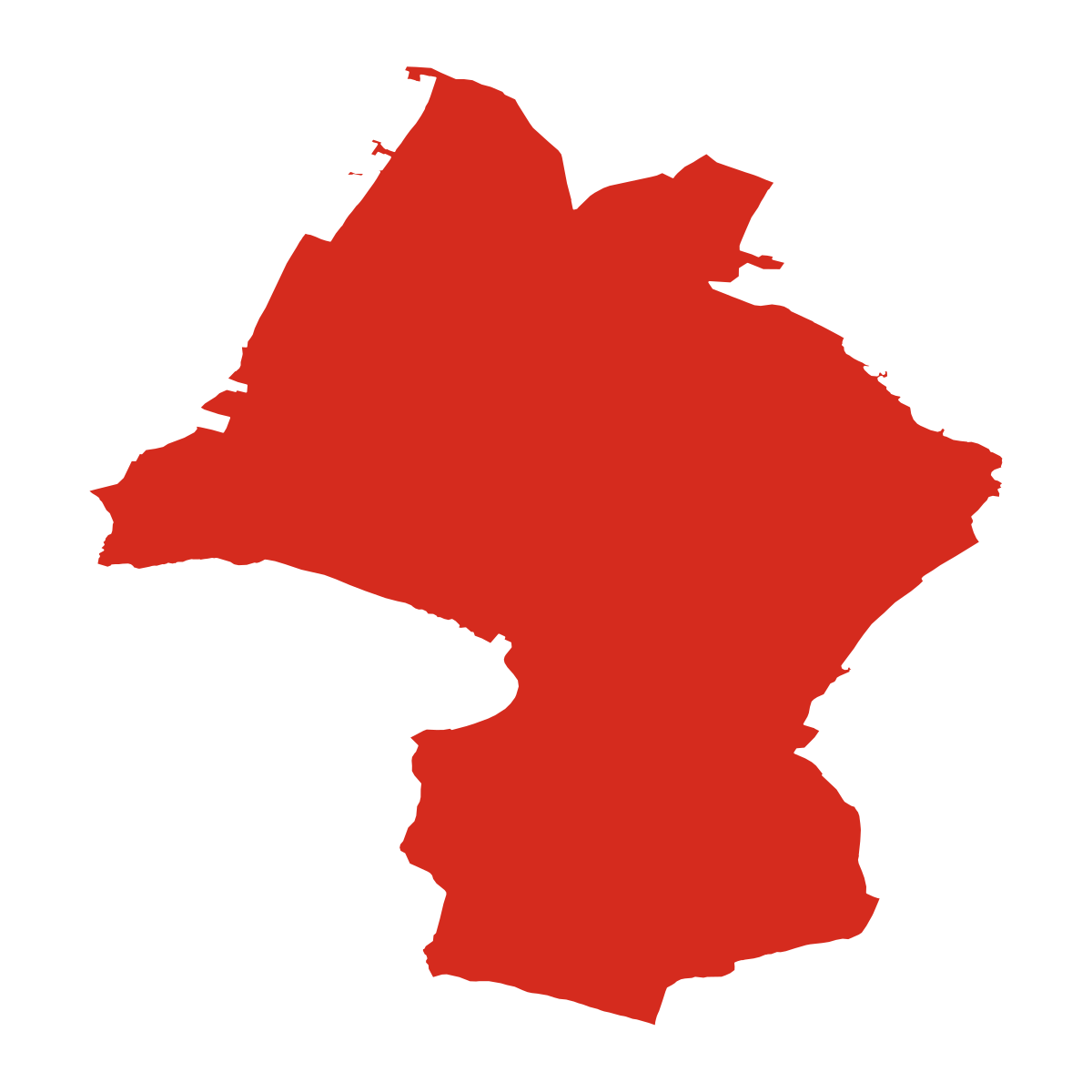 Řečice boundary map