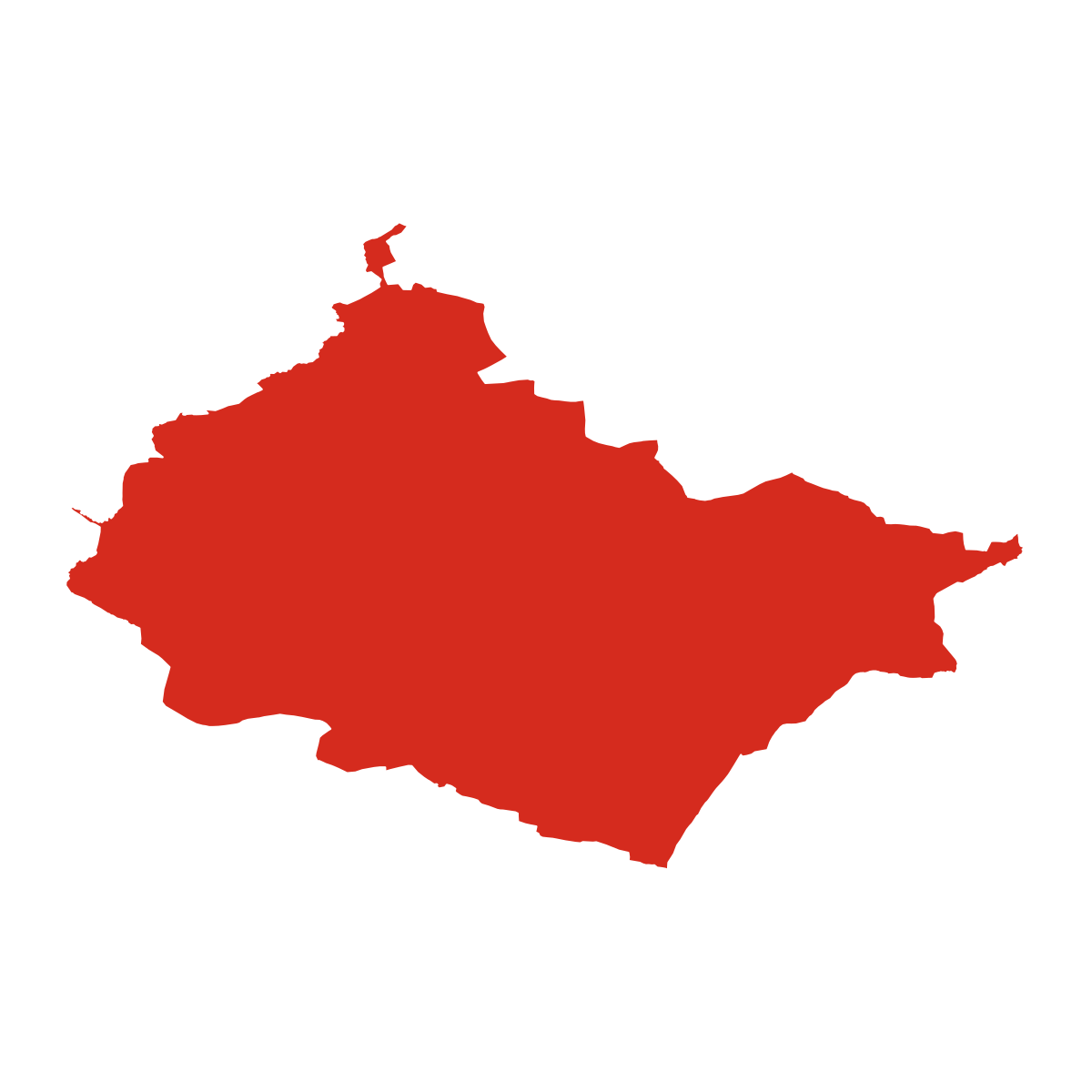 Řečice boundary map