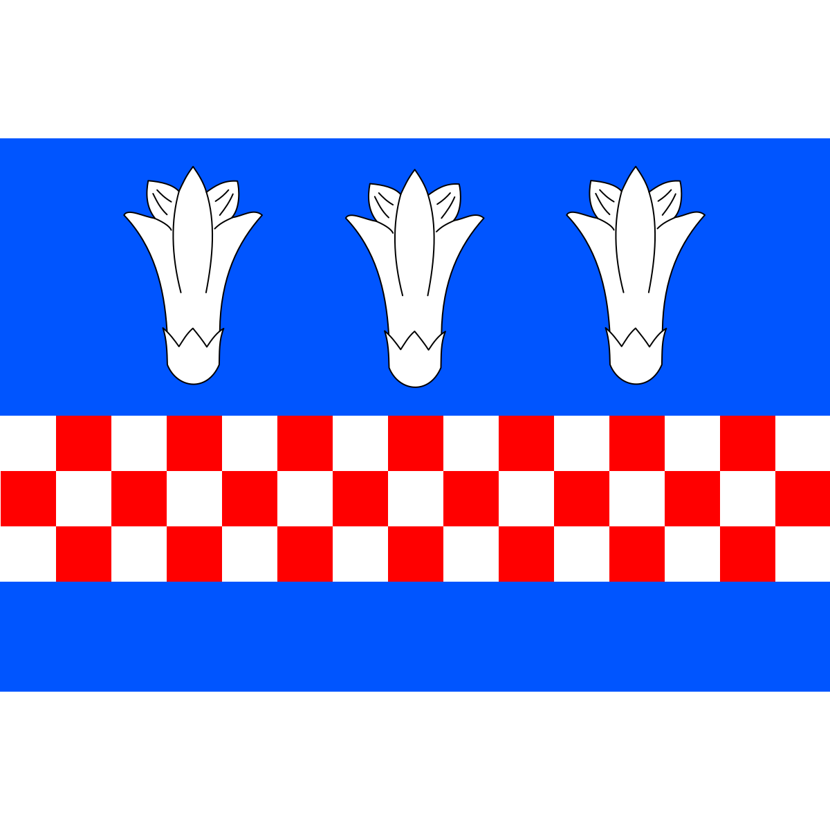 Flag of Římov, Vysočina Region