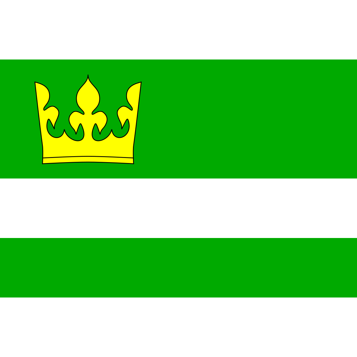 Flag of Roblín, Central Bohemian Region