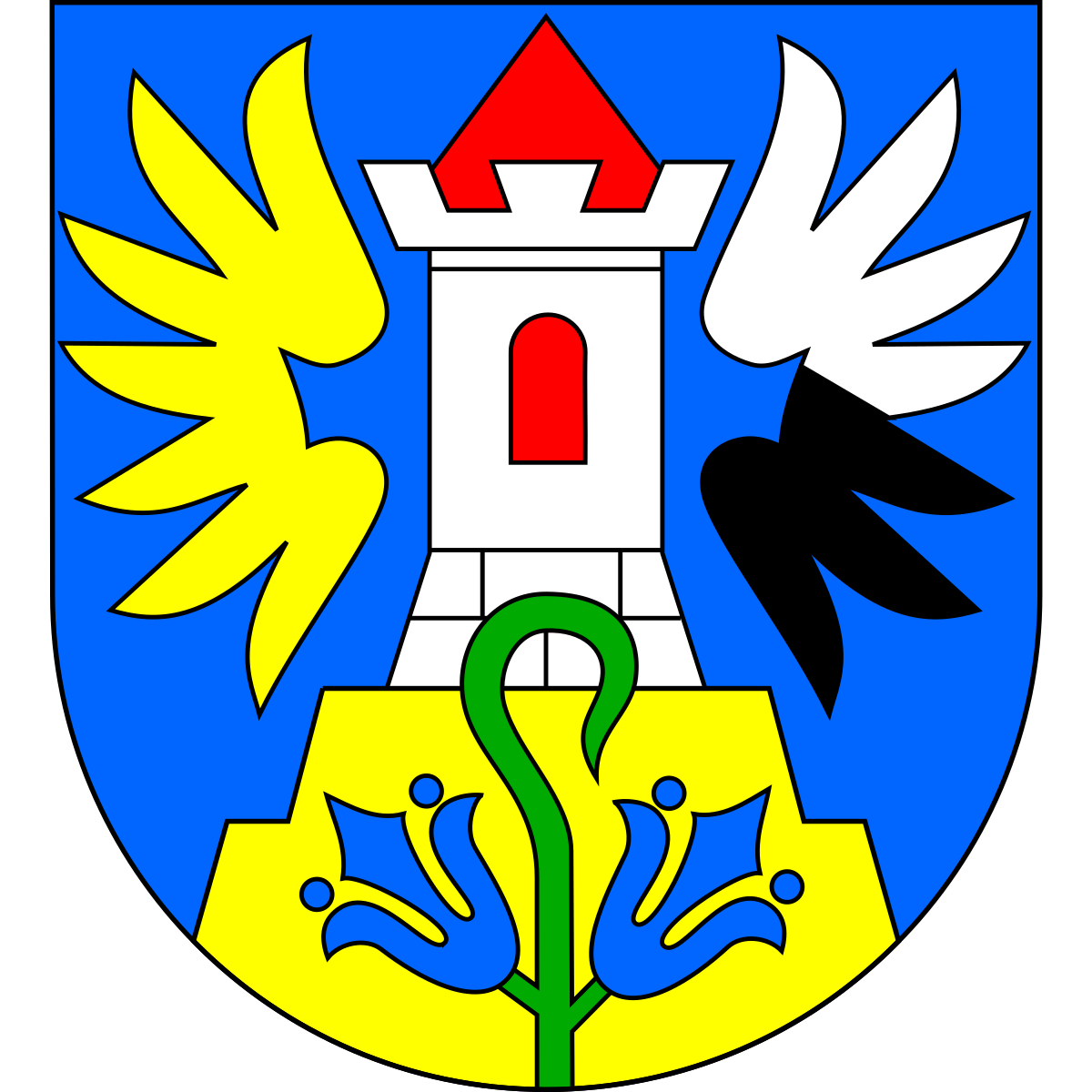 Coat of arms of Rokytnice, Liberec Region