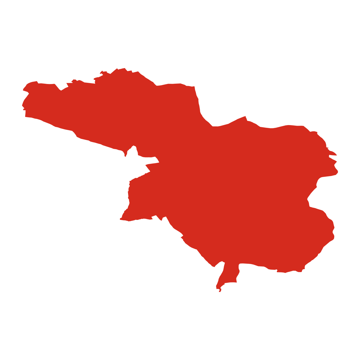 Roudnice boundary map