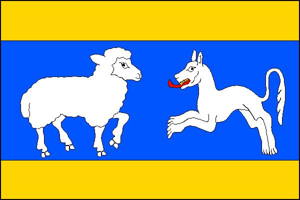 Flag of Rozkoš, Hradec Králové Region