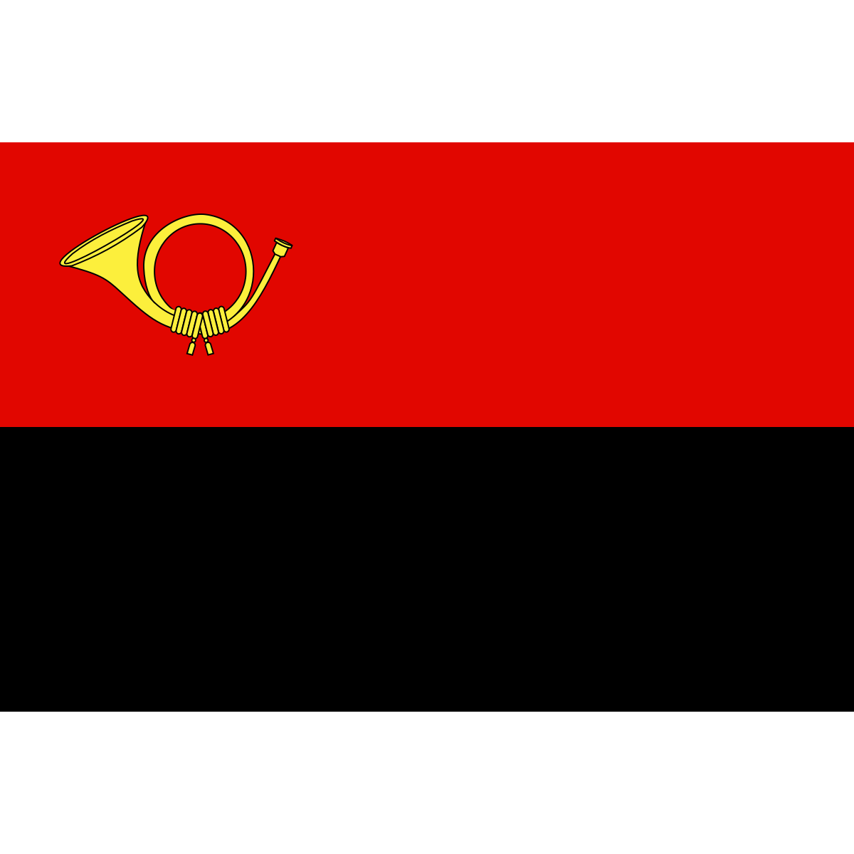 Flag of Rudná, Central Bohemian Region