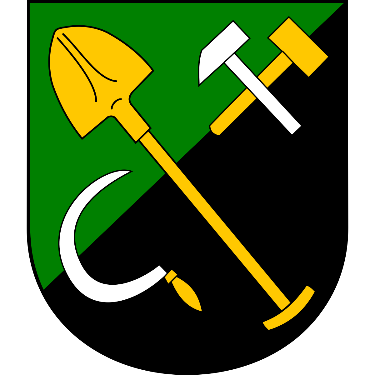 Coat of arms of Rudná, Pardubice Region