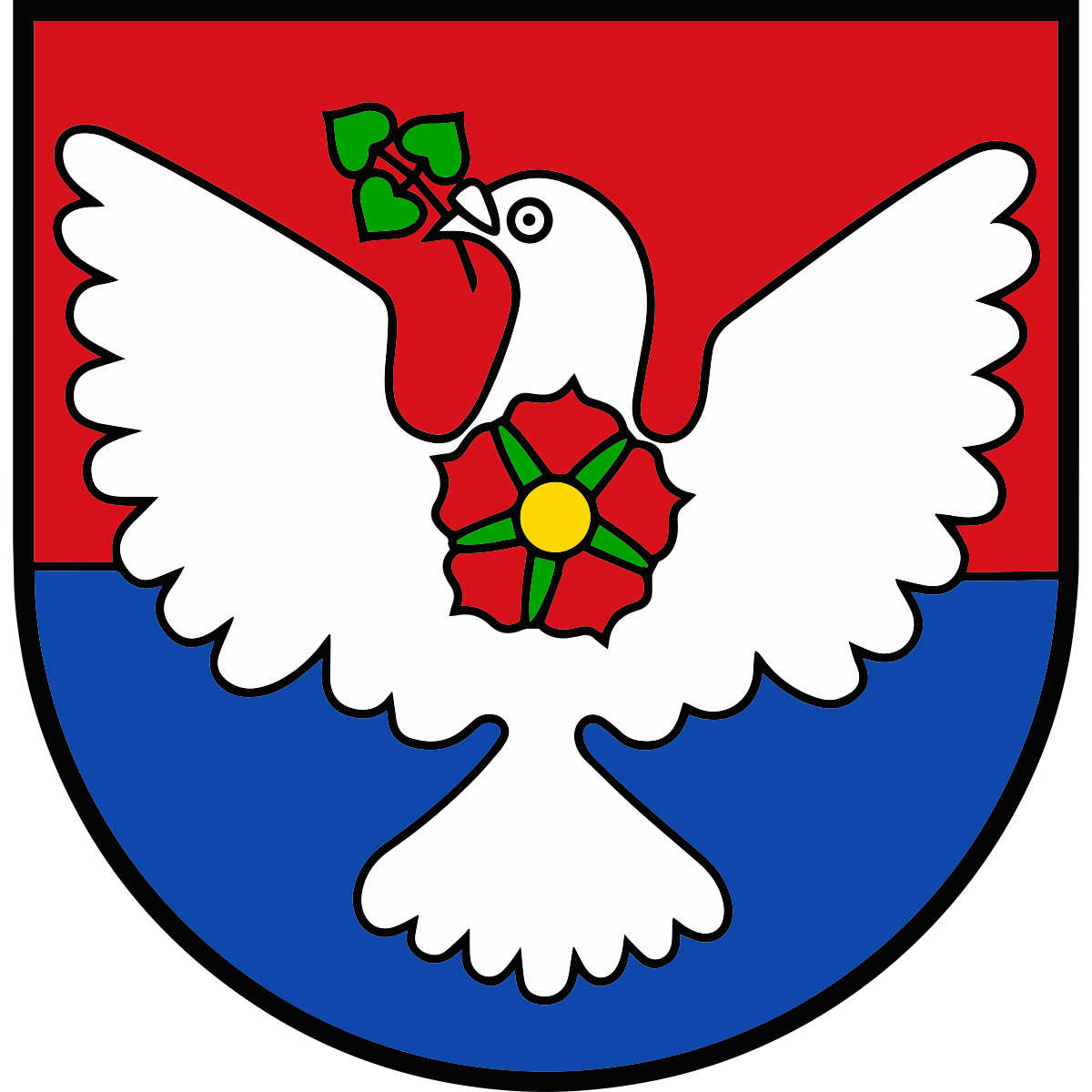Coat of arms of Růžďka, Zlín Region