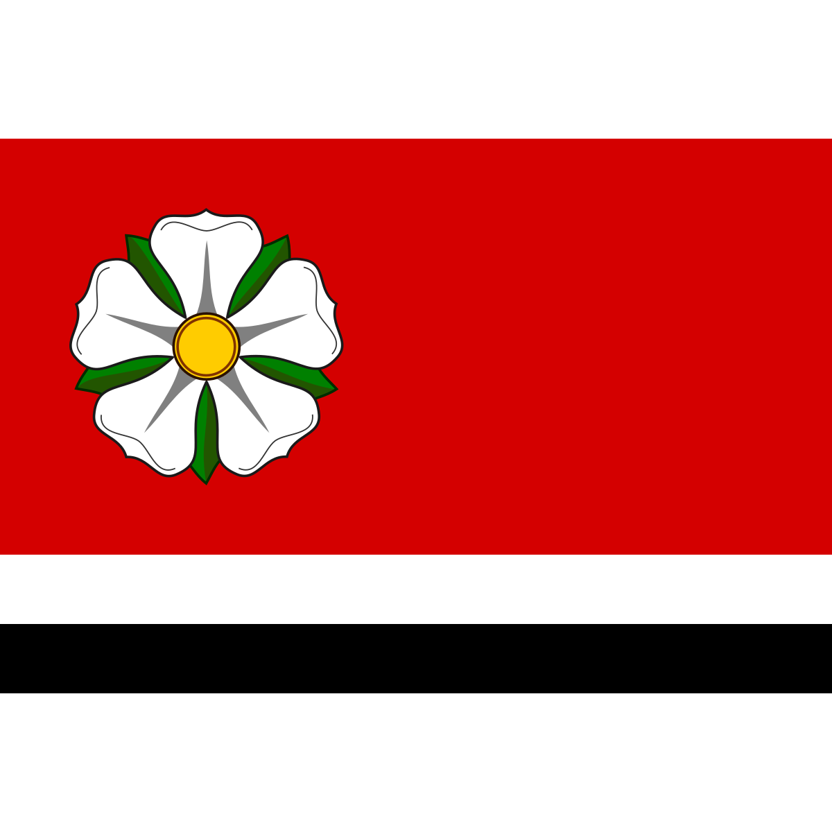 Flag of Růžová, Ústí nad Labem Region