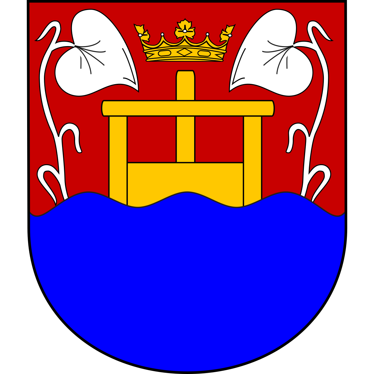 Coat of arms of Rybník, Pardubice Region