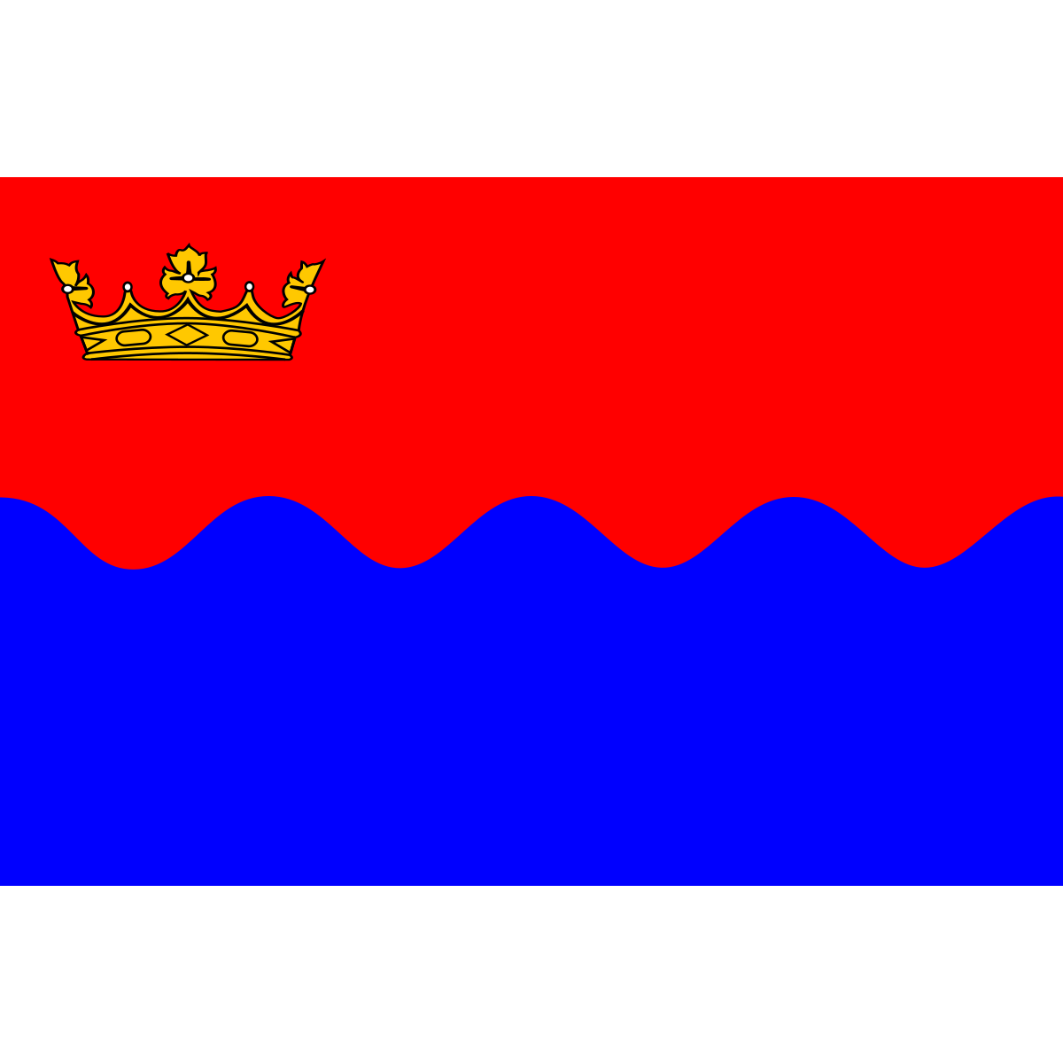 Flag of Rybník, Pardubice Region