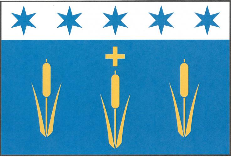 Flag of Rybníky, Central Bohemian Region