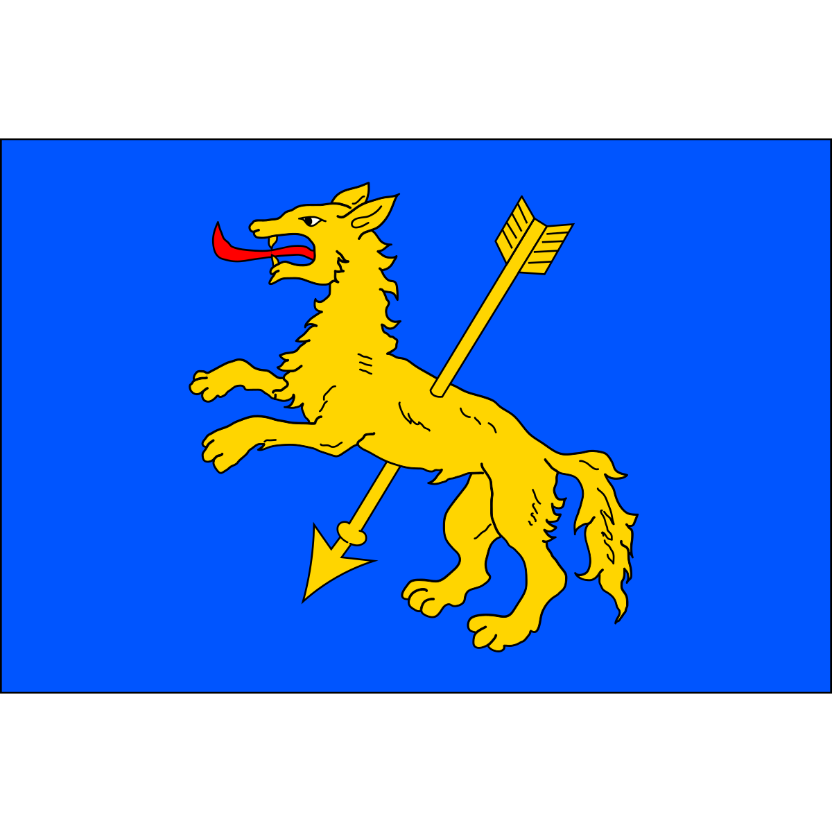 Flag of Rýmařov, Moravian-Silesian Region