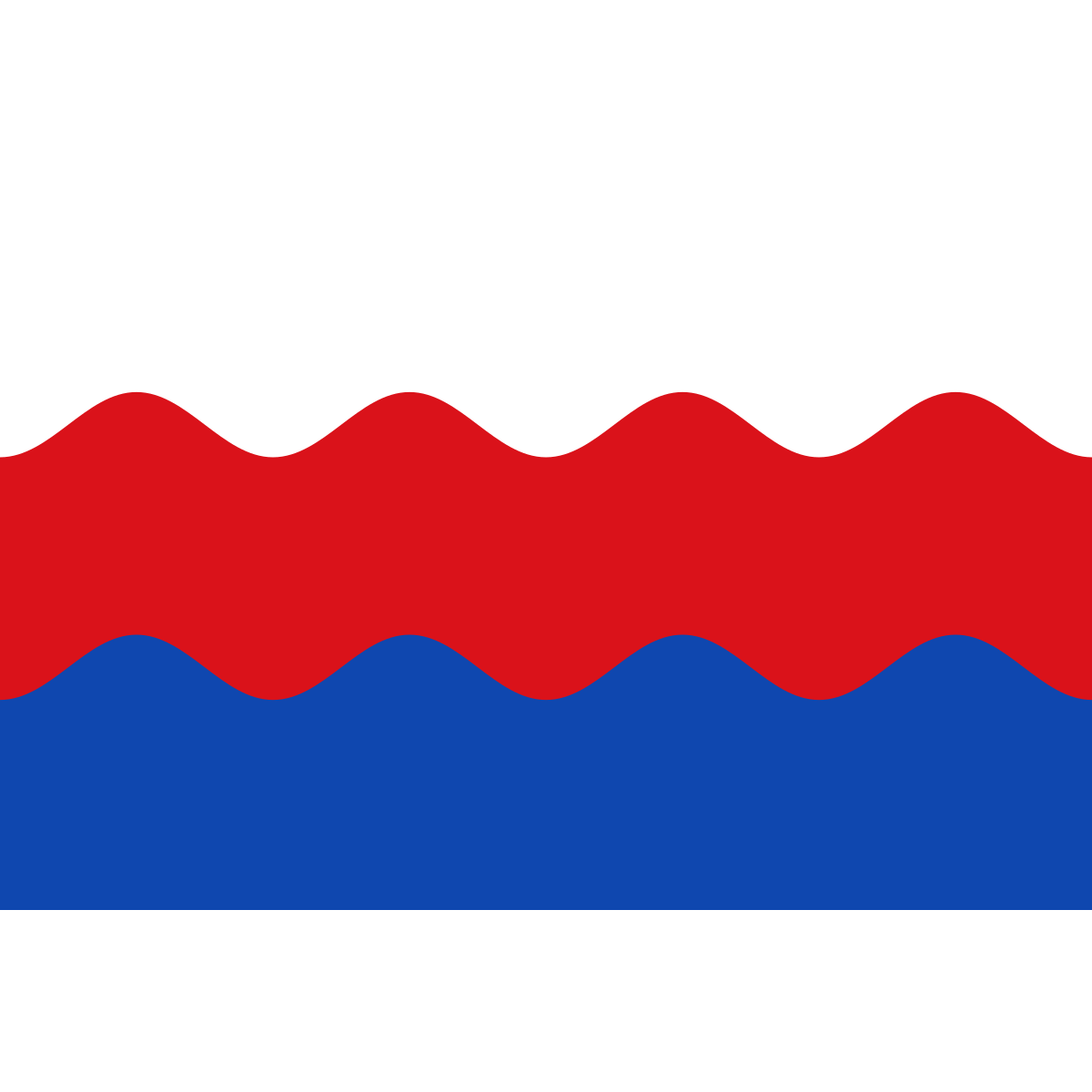 Flag of Sázava, Central Bohemian Region