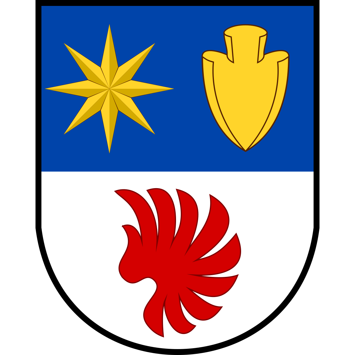 Coat of arms of Sazovice, Zlín Region
