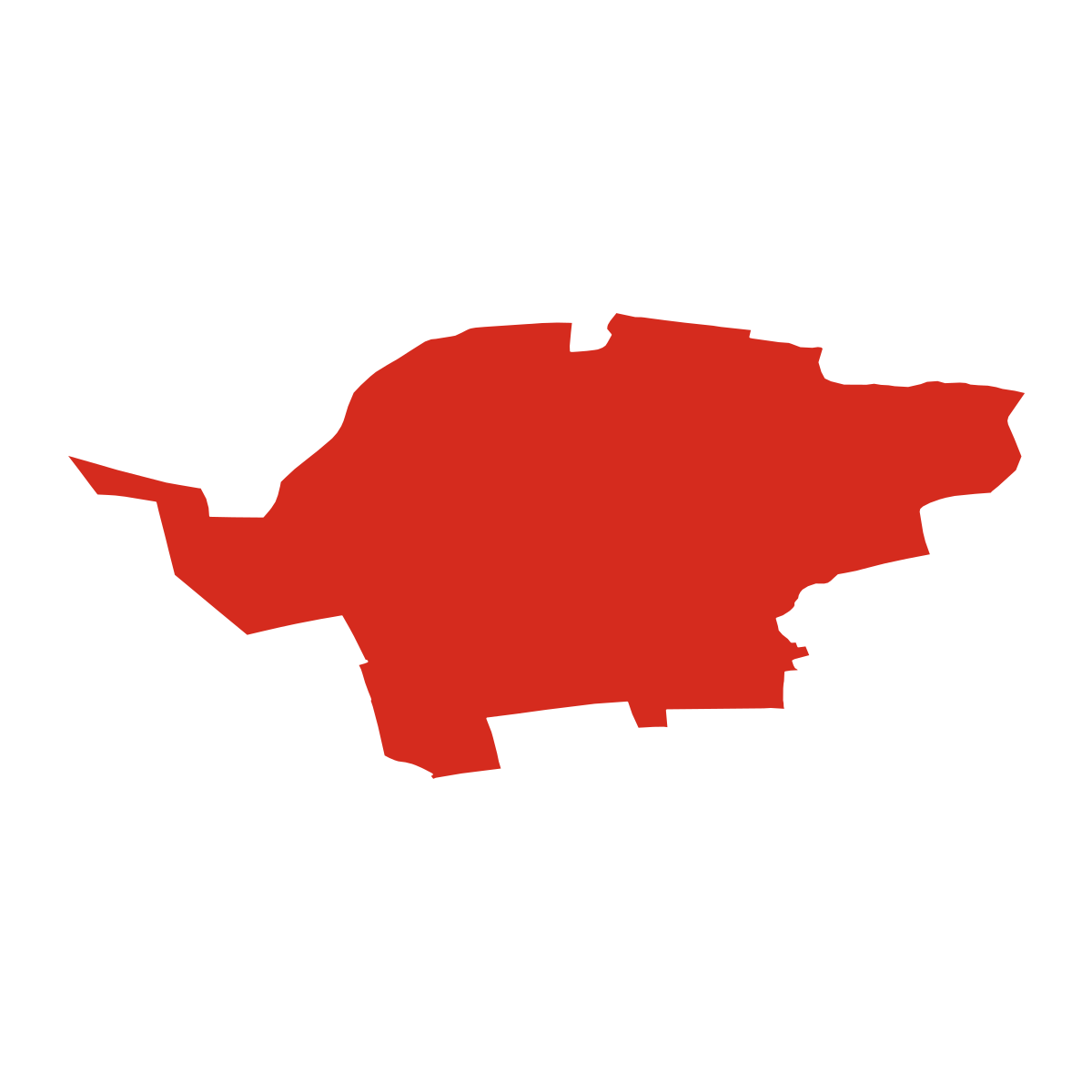 Sazovice boundary map