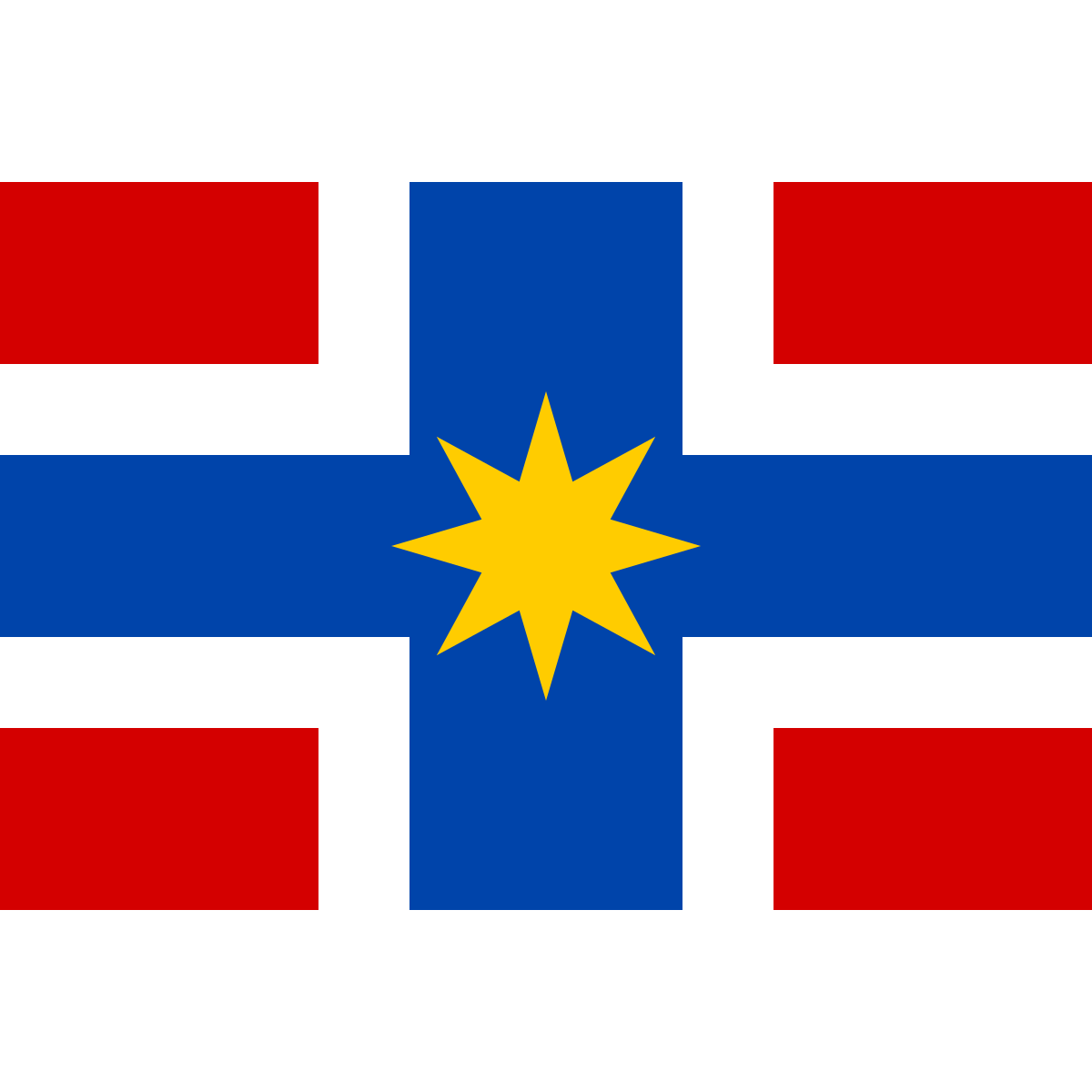 Flag of Sazovice, Zlín Region
